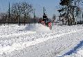 Le Centre Technique de Saint-Laurent sous la neige