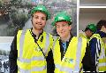 Les supporters visitent le nouveau stade