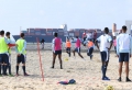 Entraînement sur la plage du Havre