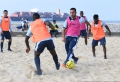 Entraînement sur la plage du Havre