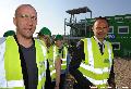 Les supporters visitent le nouveau stade